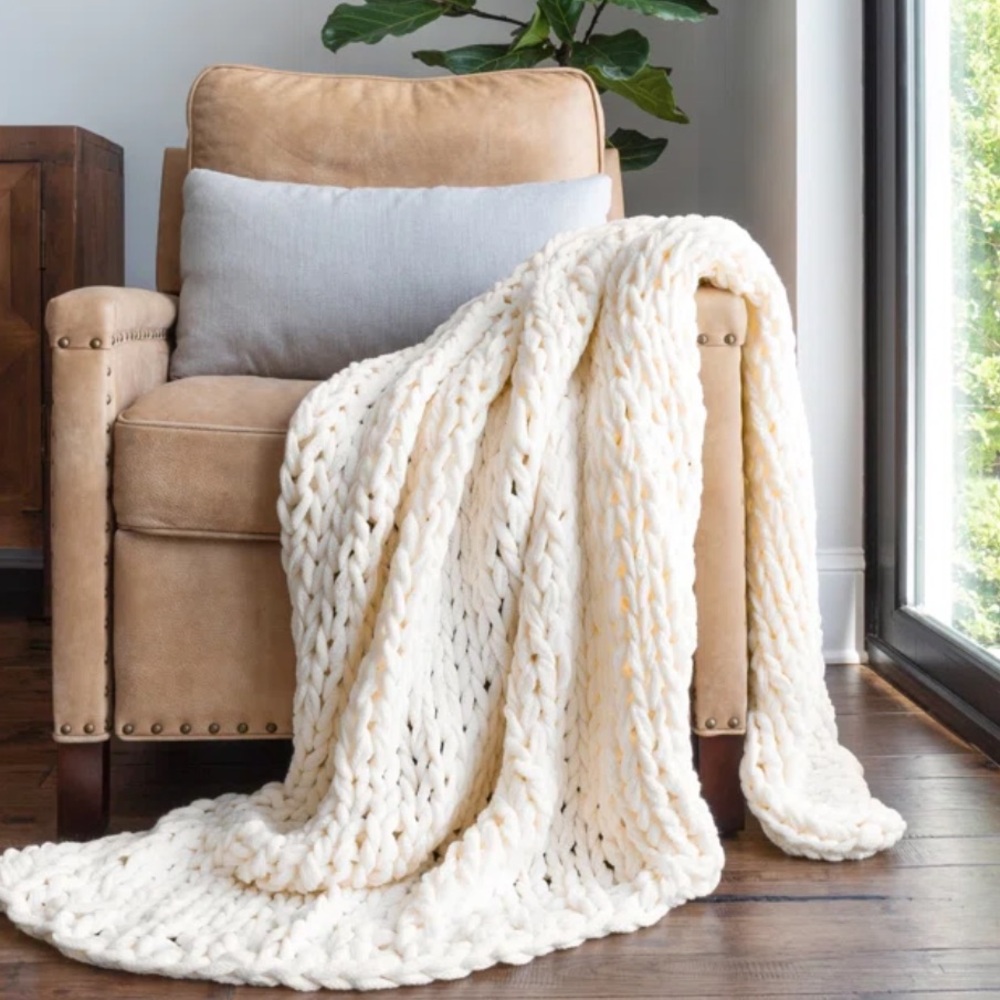 Seed-stitch Jersey Rope Trow